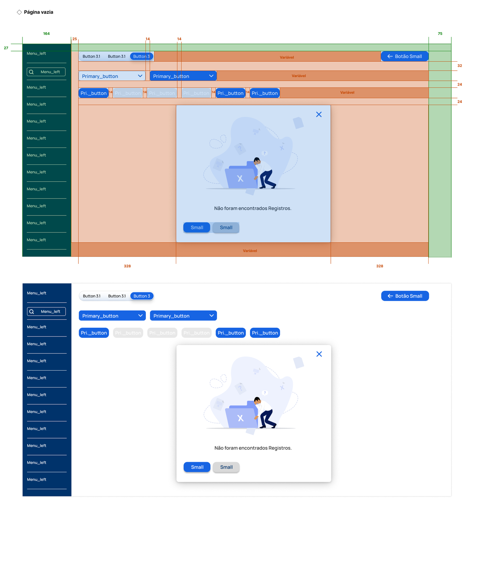 Sistema de Espaçamento - Design System Apus TI